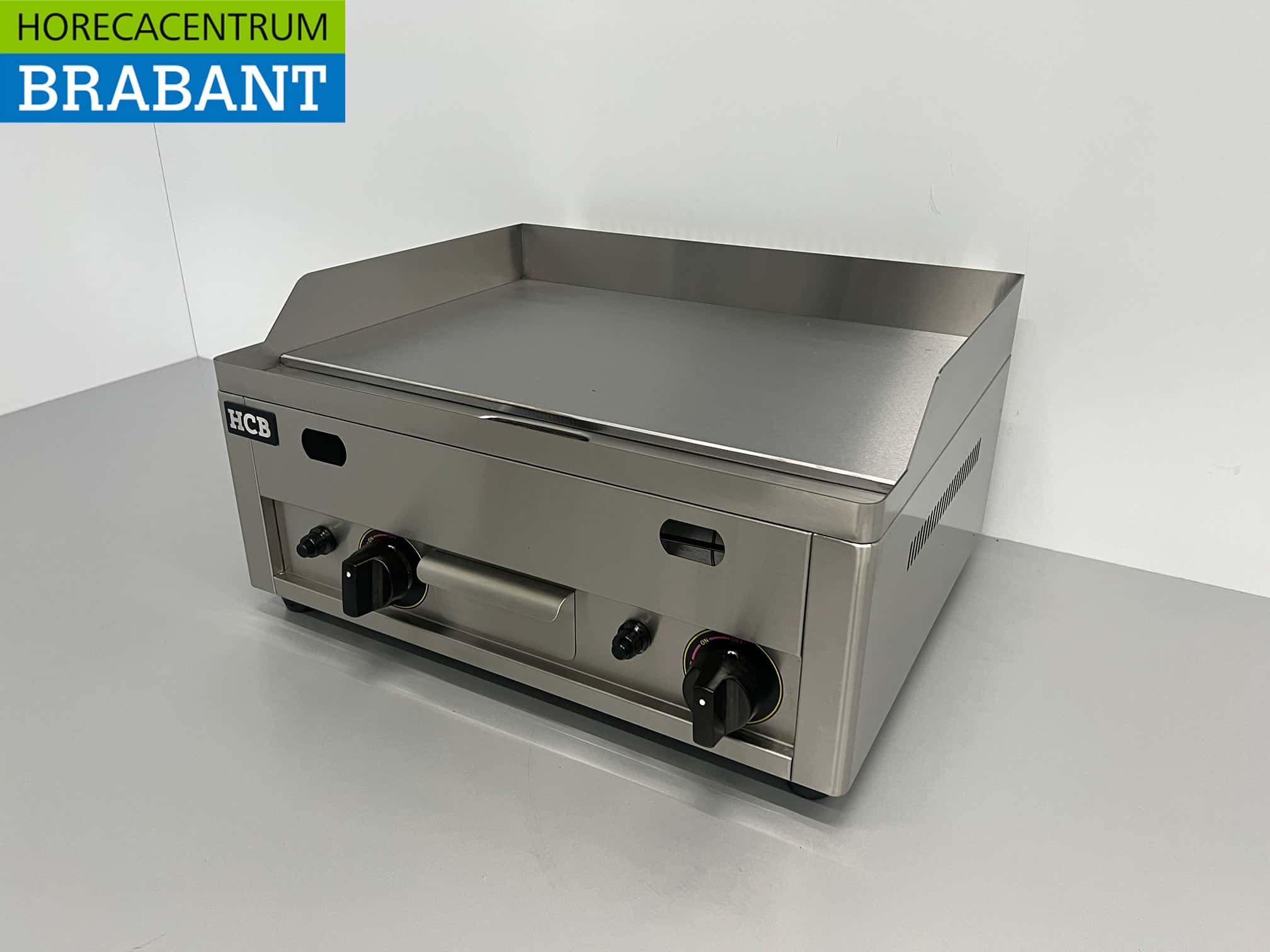 HCB RVS Bakplaat Grillplaat Gladde bakplaat Glad 60 cm PROPAAN Horeca - Afbeelding 2