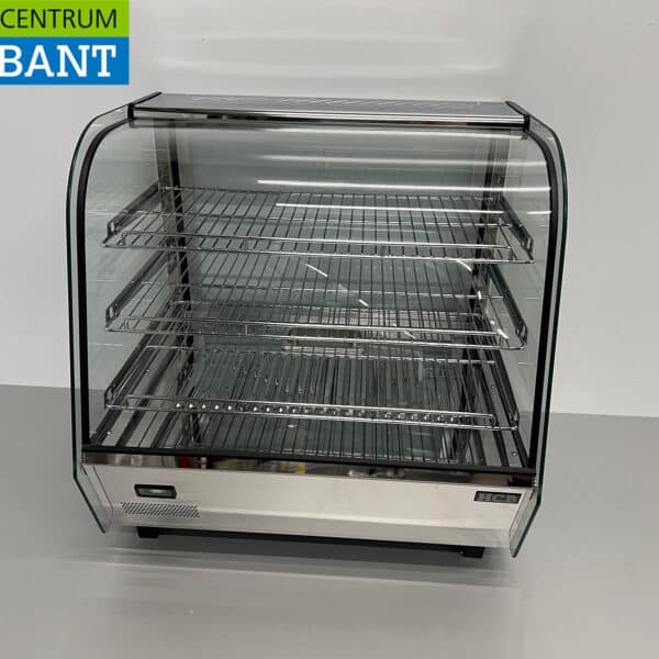 HCB RVS Luxe warmhoudvitrine 120 liter 68 cm 230V Horeca