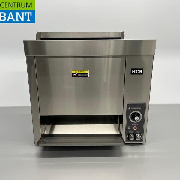HCB RVS Verticale Doorloop toaster Broodrooster Conveyor oven XL 230V Horeca