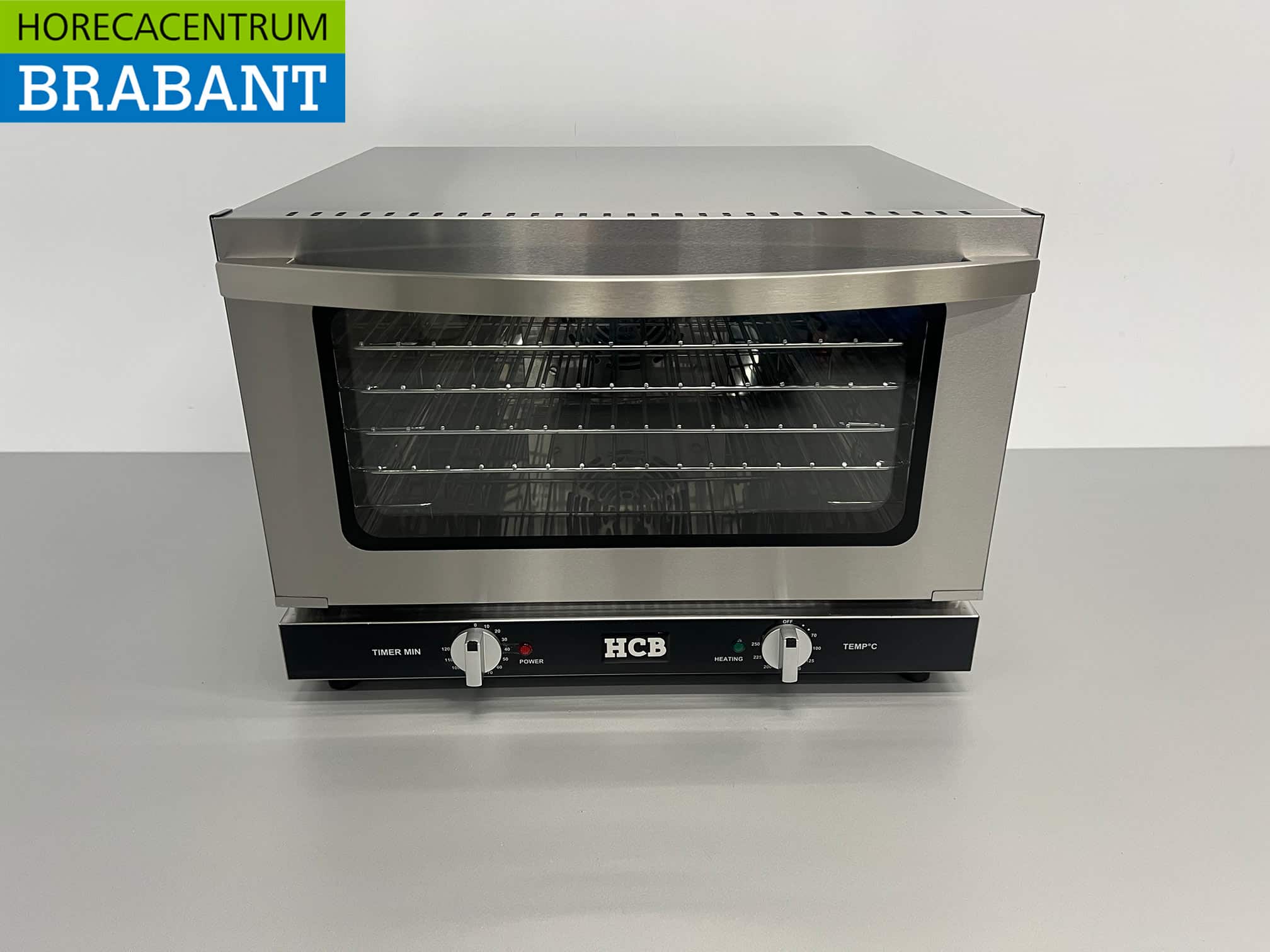 HCB RVS Heteluchtoven Convectie Oven Afbakoven 47 liter 230V Horeca