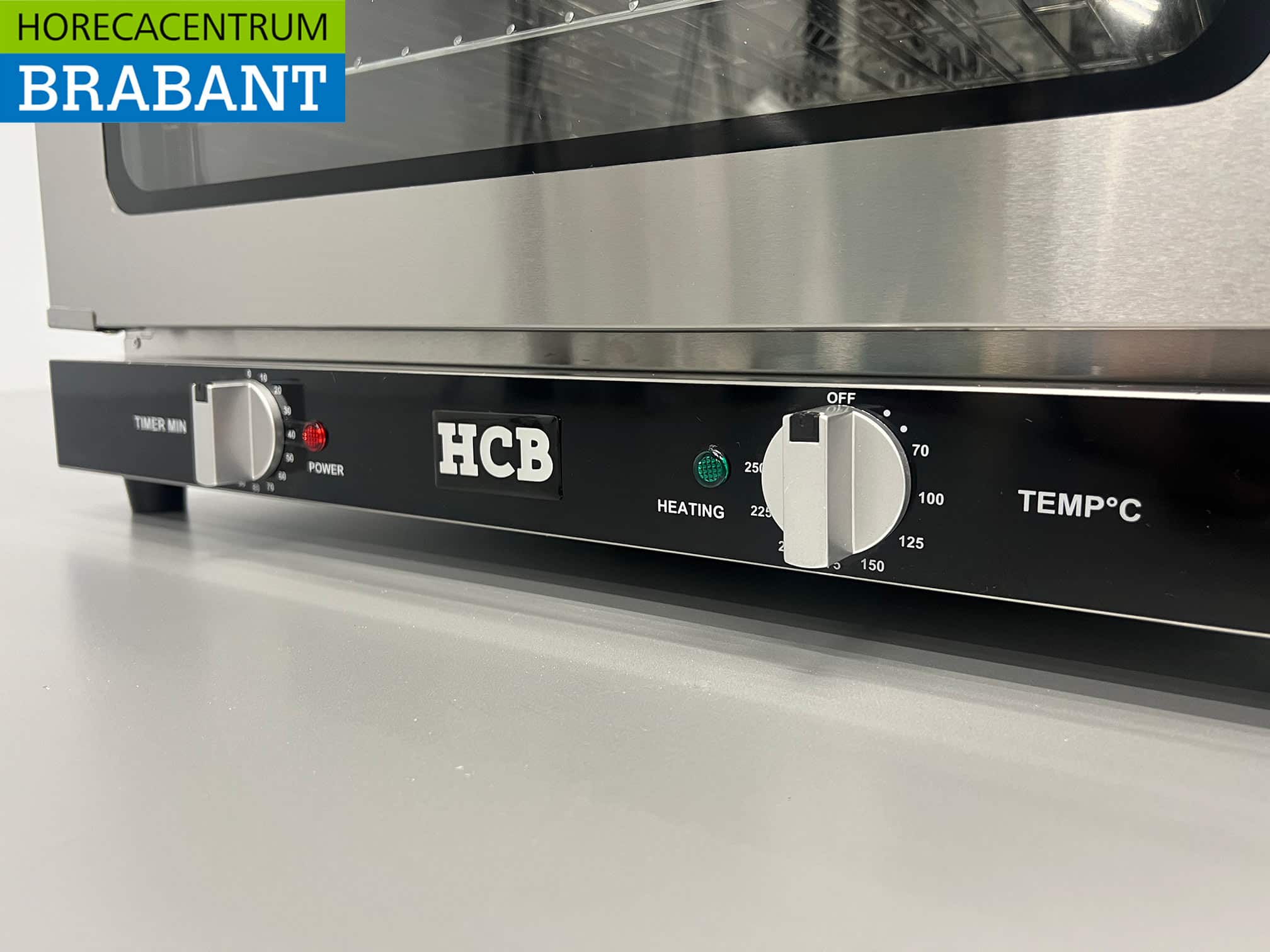 HCB RVS Heteluchtoven Convectie Oven Afbakoven 47 liter 230V Horeca - Afbeelding 5