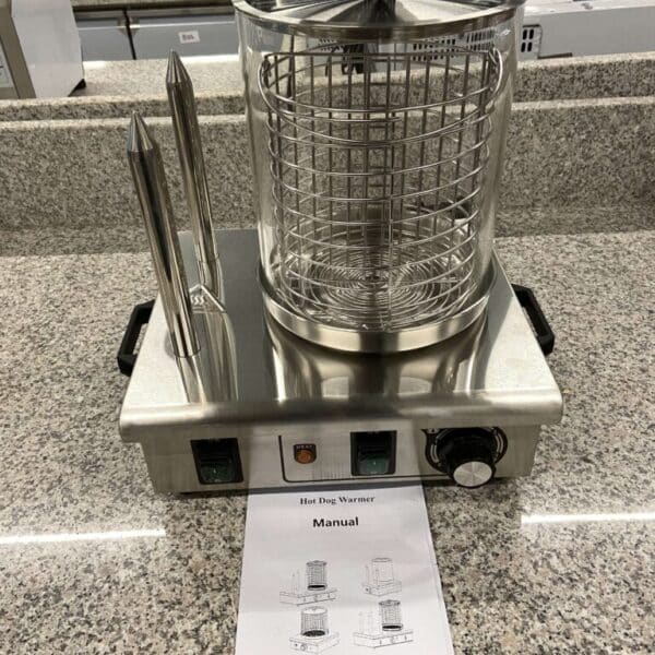 HCB RVS Hotdogkoker Hotdogwarmer Hotdog Warmtestaven 230V Horeca