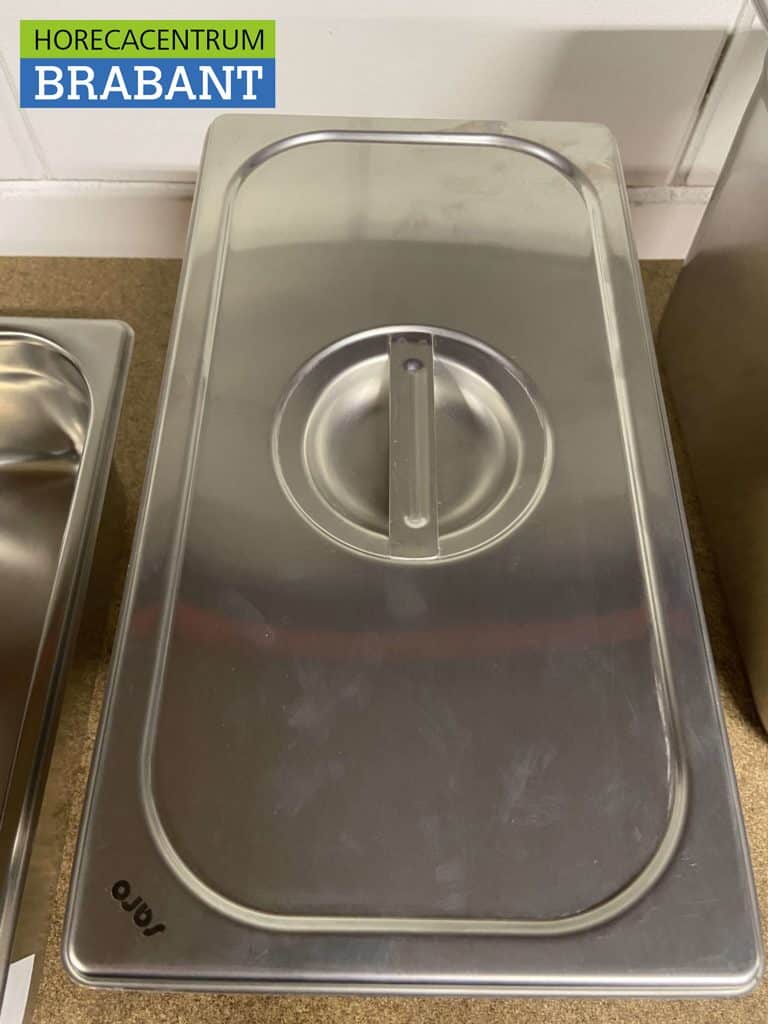 HCB RVS Gastronorm deksel 1/3 GN Horeca