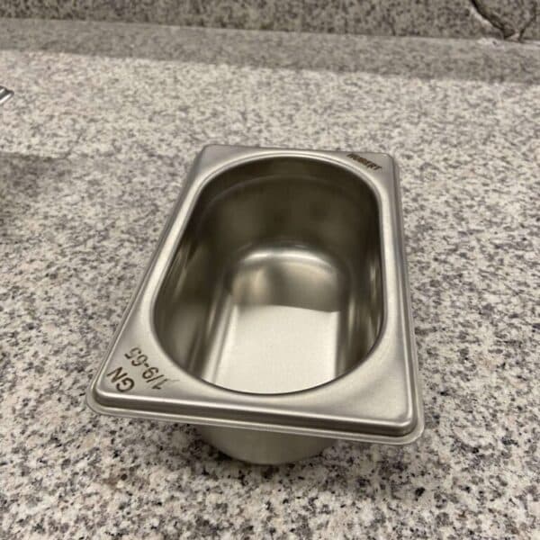 HCB RVS Gastronorm bak GN bak 1/9 Diepte 65 mm Horeca