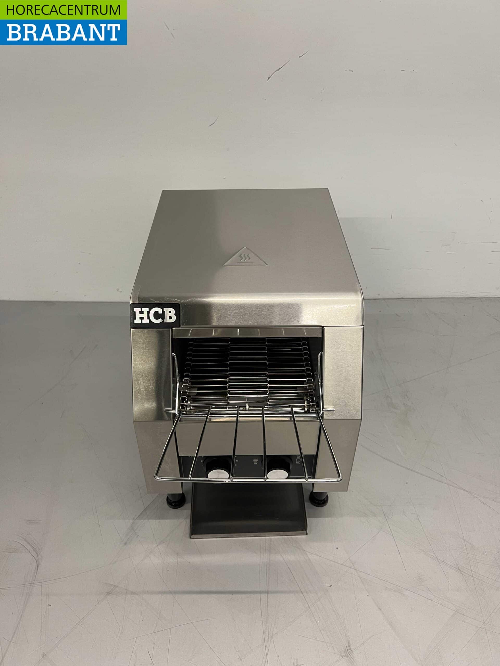 RVS Doorloop toaster Broodrooster Conveyor oven 150 stuks 230V Horeca