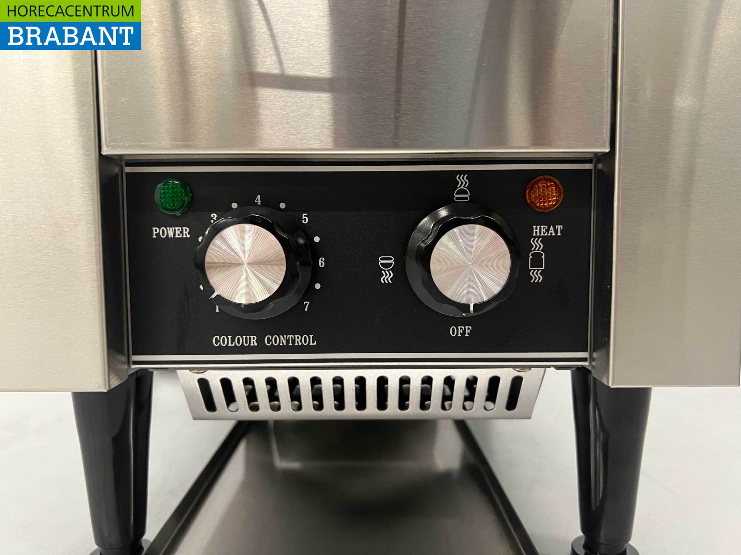 RVS Doorloop toaster Broodrooster Conveyor oven 150 stuks 230V Horeca - Afbeelding 4