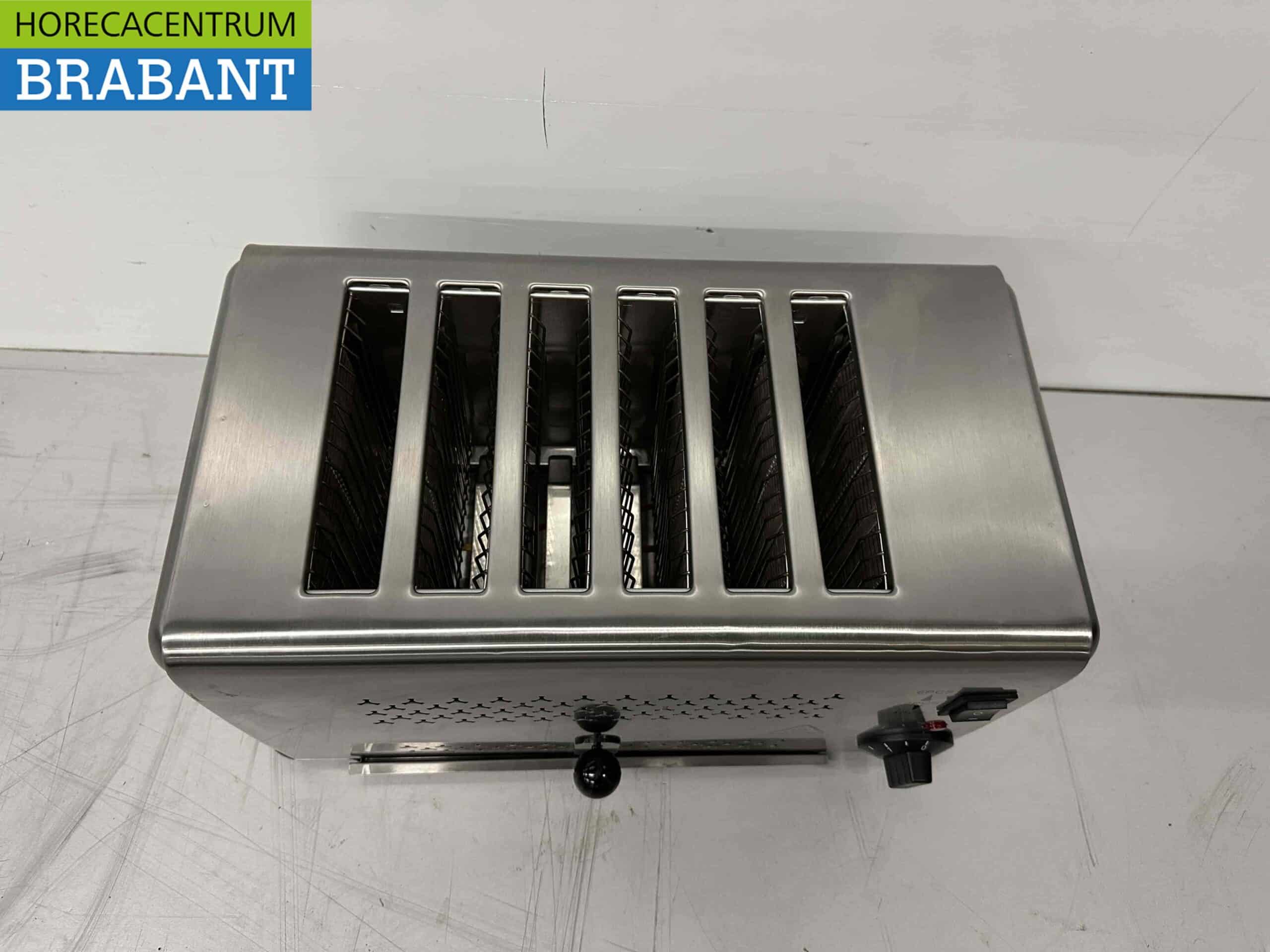 HCB RVS Toaster Broodrooster 6 sneden 230V Horeca - Afbeelding 5