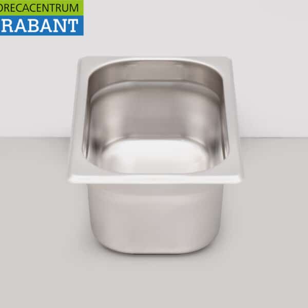 HCB RVS Gastronorm bak GN bak 1/4 Diepte 100 mm Horeca