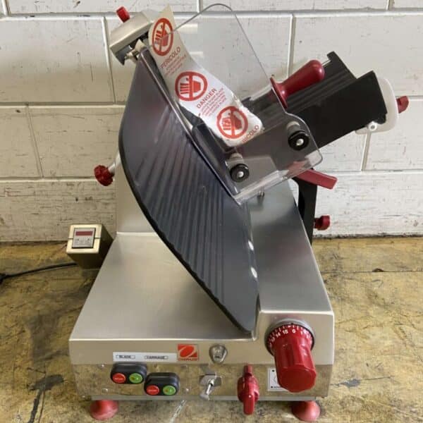 Ohaus Mathieu Automatische Vleessnijmachine Snijmachine 350 mm 230V Horeca Slagerij