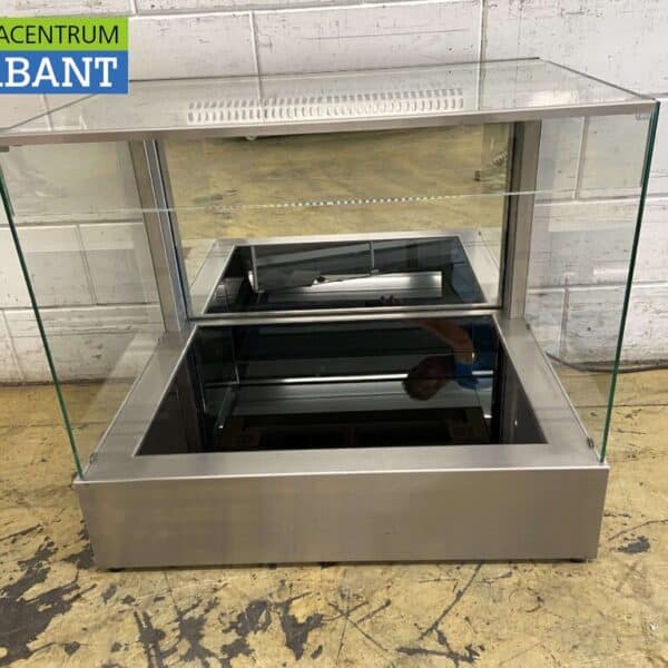 RVS Ubert Warmhoudvitrine Bj. 2020 80 cm 230V Horeca