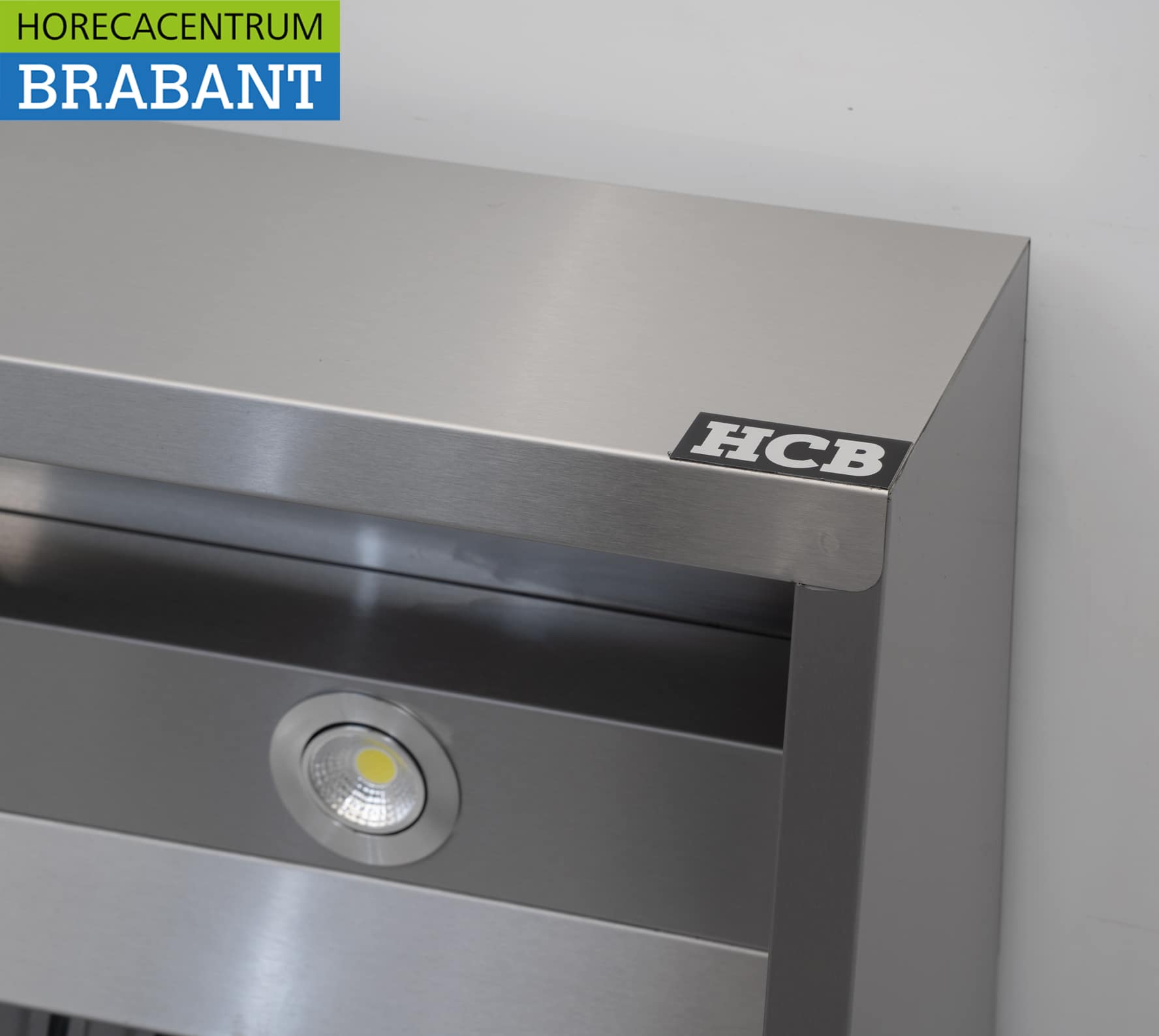 HCB RVS Afzuigkap Dampkap met lamellen filters Premium-line 100 cm schuin model Horeca - Afbeelding 4