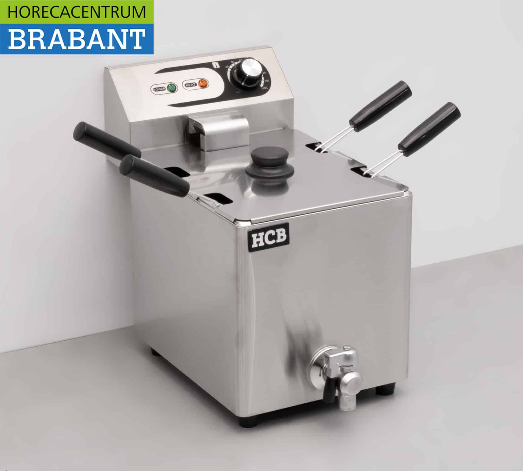 HCB RVS Elektrische pastakoker Pasta 8 liter 4 mandjes 230V Horeca - Afbeelding 3
