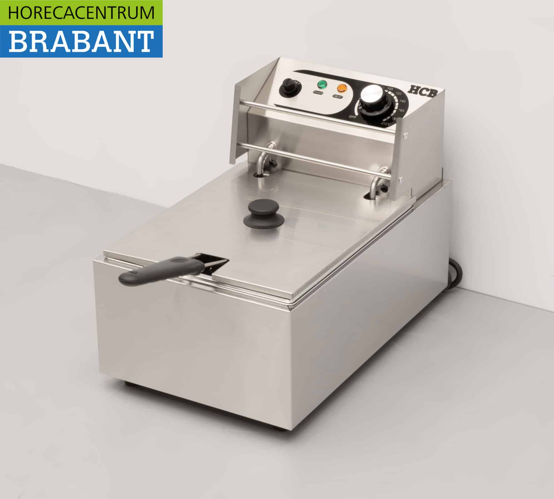 HCB RVS Friteuse Frituur 6 liter 230V Horeca - Afbeelding 2