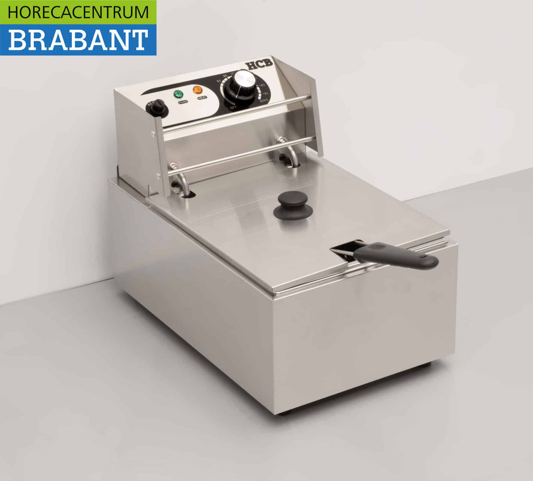 HCB RVS Friteuse Frituur 6 liter 230V Horeca - Afbeelding 3