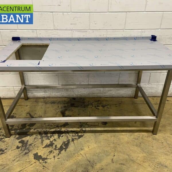 RVS Werktafel Tafel Stevig gelast model 180 x 82 x 89,5 cm Horeca