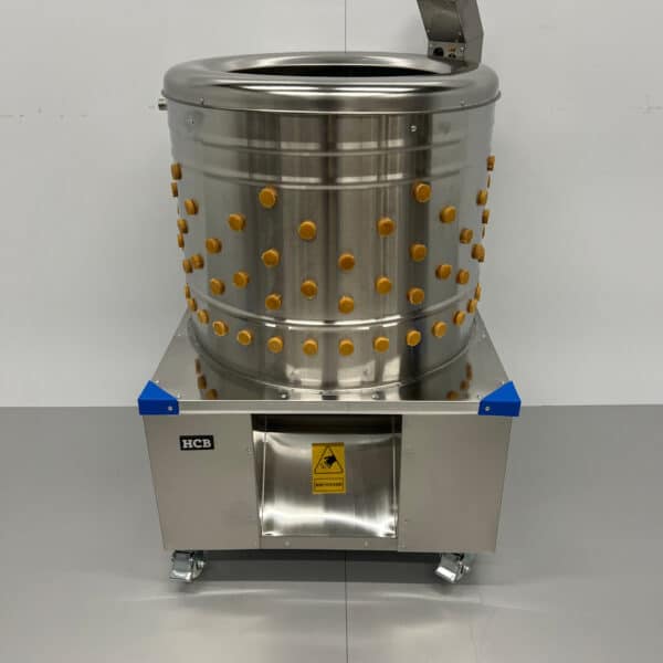 HCB RVS Verrijdbare gevogelte plukmachine 300 stuks/uur 230V Horeca