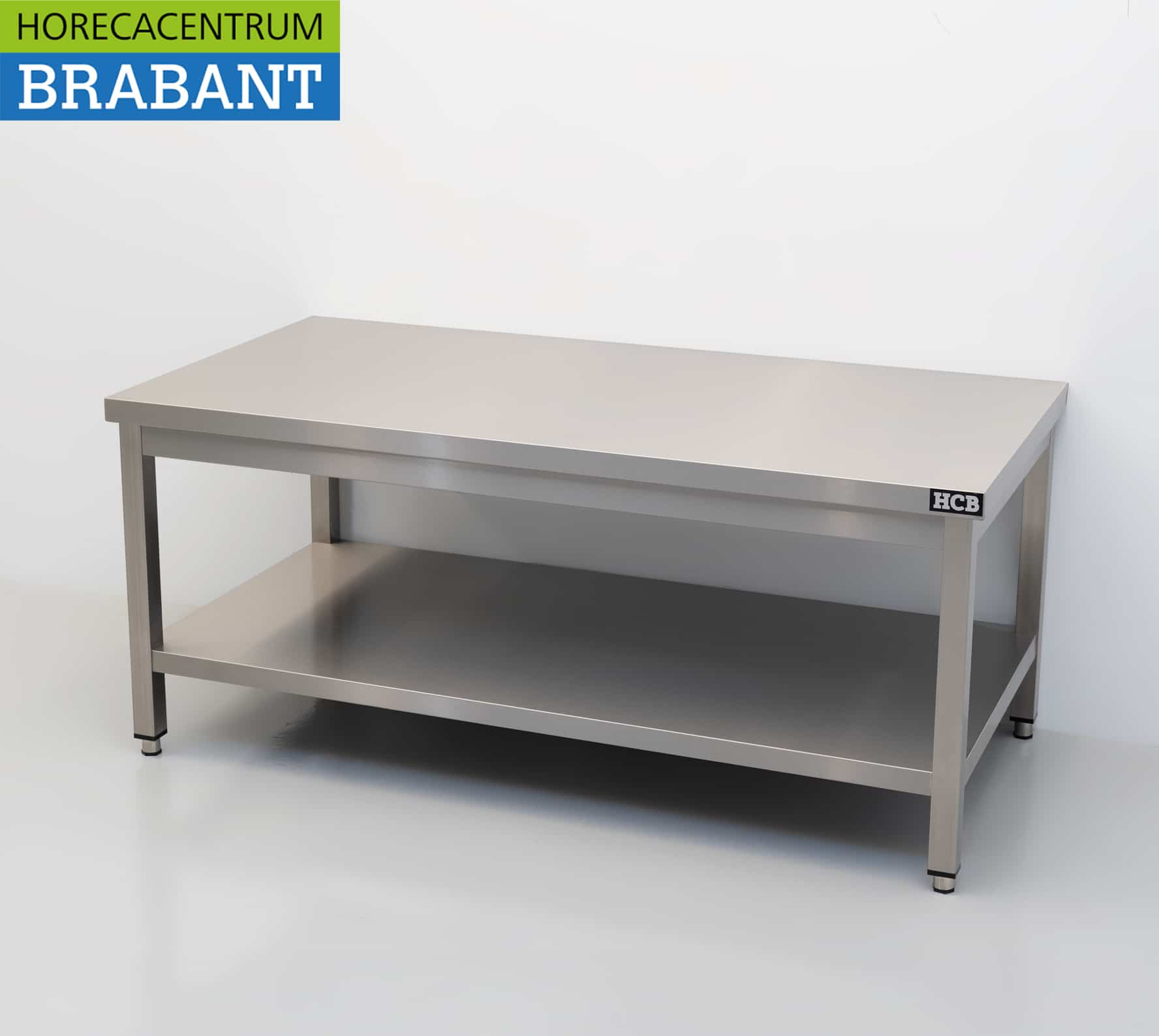 HCB RVS Werktafel Tafel Premium-line 140 x 70 x 60 cm Horeca - Afbeelding 2