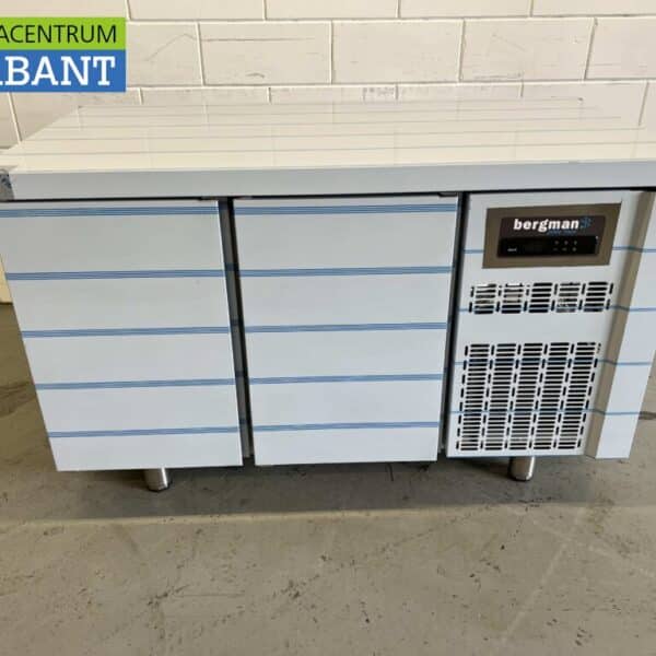 RVS Coreco Premium koelwerkbank 2 deuren 1/1 gastronorm 134,5 cm Horeca