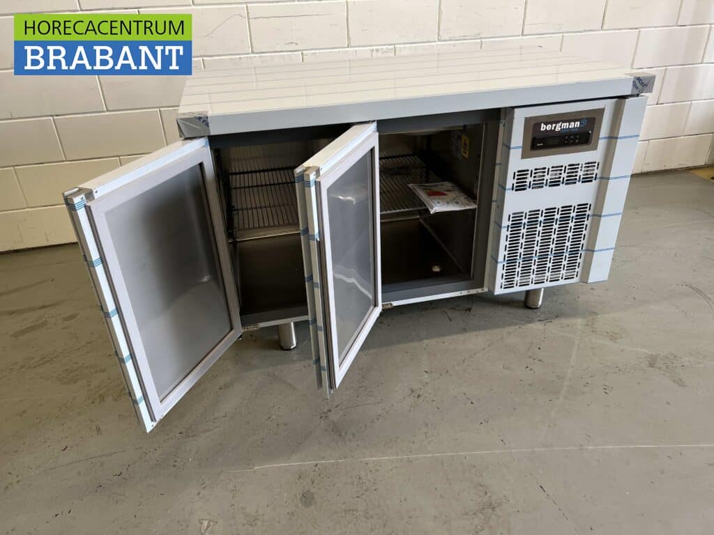 RVS Coreco Premium koelwerkbank 2 deuren 1/1 gastronorm 134,5 cm Horeca - Afbeelding 4