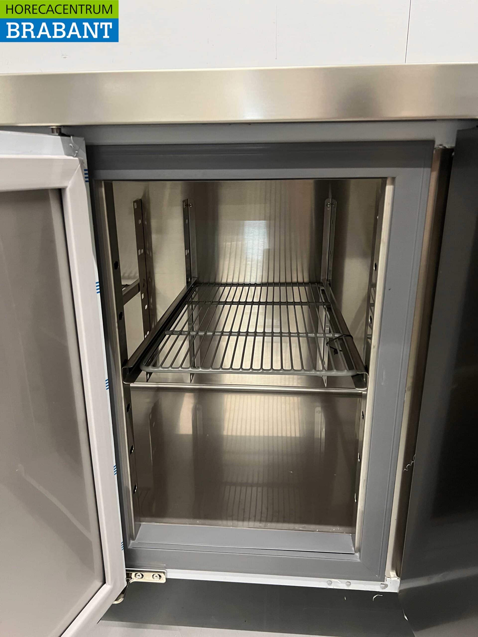 RVS Coreco Premium koelwerkbank 4 deuren 1/1 gastronorm 224,5 cm Horeca - Afbeelding 5