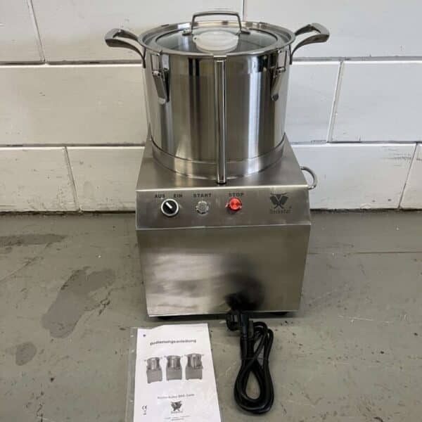 RVS Cutter Groentesnijmachine Groentecutter 10 liter 230V Horeca