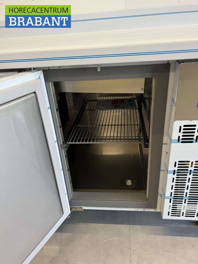 RVS Coreco Premium vrieswerkbank 2 laden en 1 deur 1/1 gastronorm 134,5 cm Horeca - Afbeelding 5