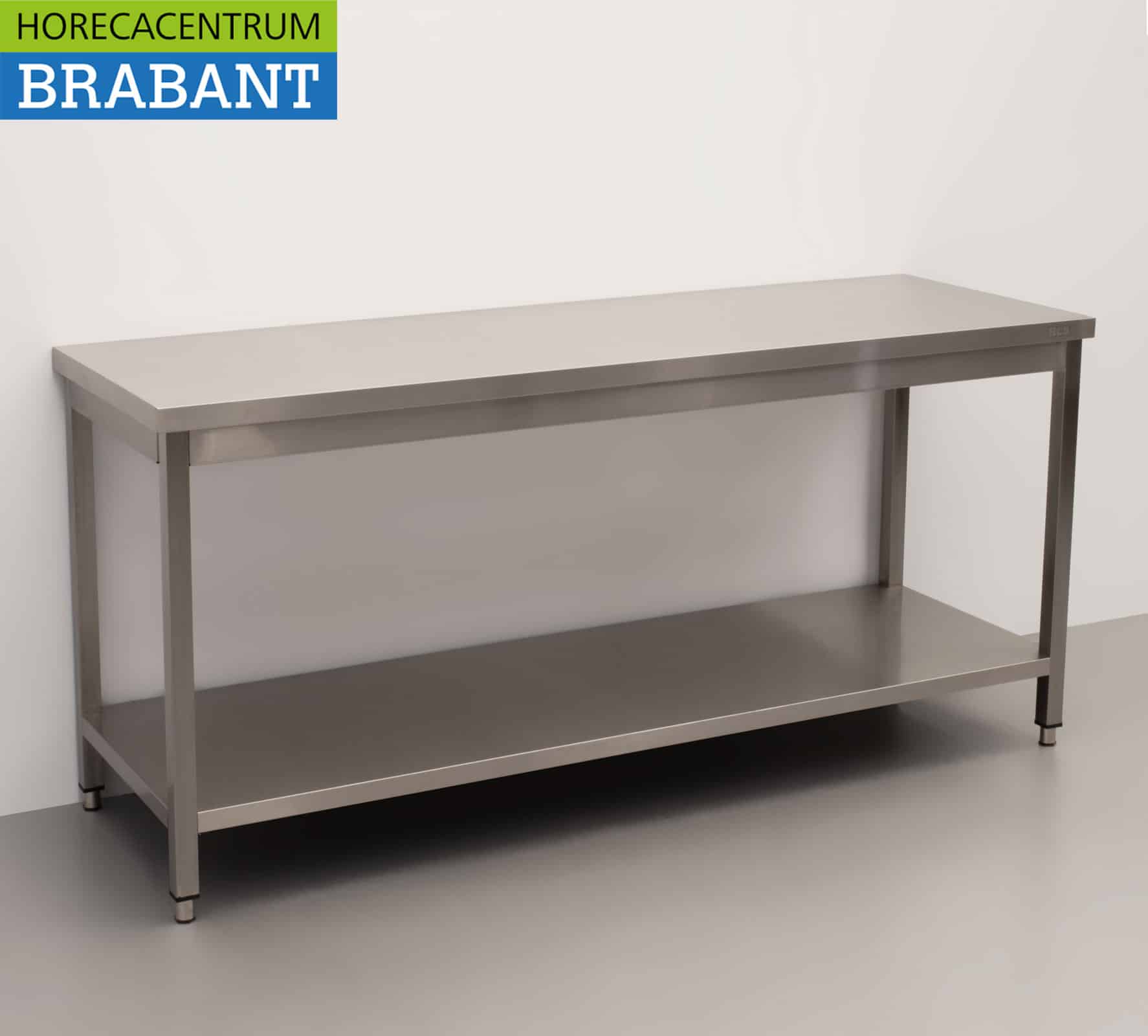 HCB RVS Werktafel Tafel Basic-line 180 x 60 x 85 cm Horeca - Afbeelding 3
