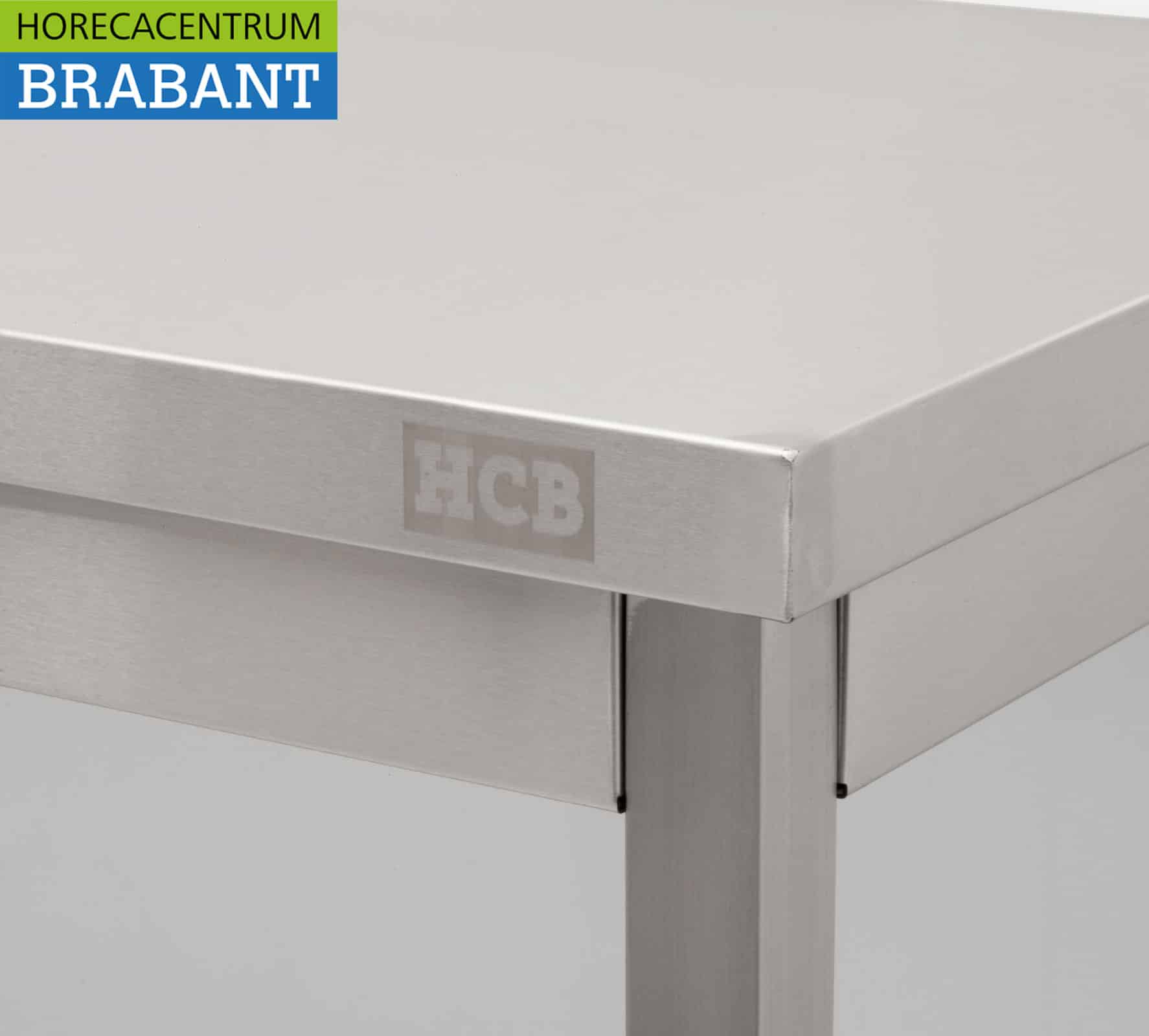 HCB RVS Werktafel Tafel Basic-line 180 x 60 x 85 cm Horeca - Afbeelding 4