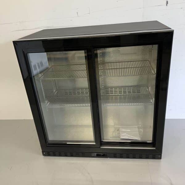 HCB Backbar Barkoeling Glazen schuifdeuren 218 liter 90 cm 230V Horeca