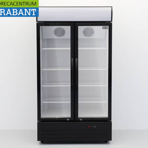 HCB Dubbeldeurs glasdeurkoeling Koelkast Drankkoelkast Klapdeuren 483 liter 230V Horeca