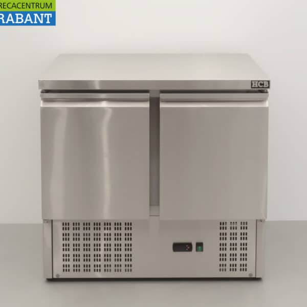 HCB RVS Koelwerkbank 2 deuren 90 cm 230V Horeca