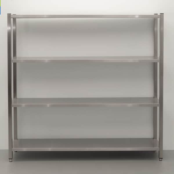 HCB RVS Opbergrek Rek Stelling Premium-line 180 x 40 x 180 cm Horeca