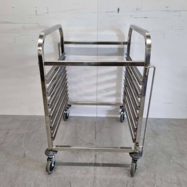 HCB RVS Regaalwagen 6 x 2/1 GN gastronorm 95 cm Horeca