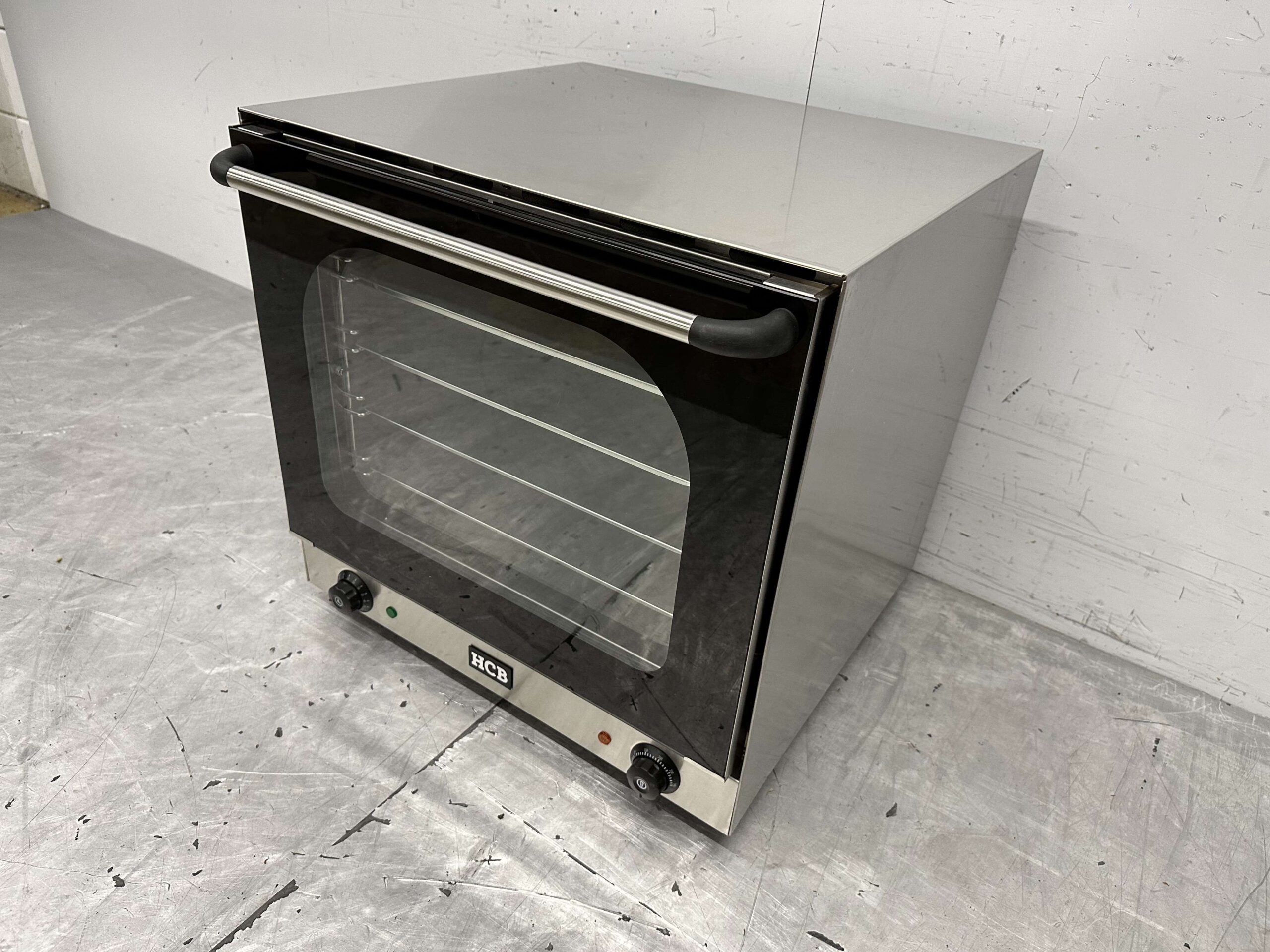 HCB RVS Convectieoven Oven Heteluchtoven 4 x 43/32 cm 230V Horeca - Afbeelding 3