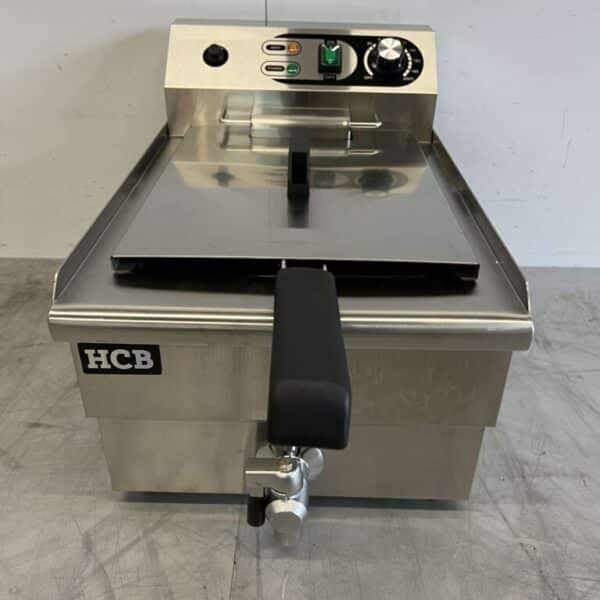 HCB RVS Friteuse Frituur 12 liter Aftapkraan 230V Horeca
