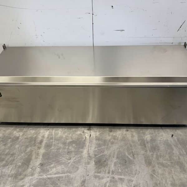 HCB RVS GN bakhouder met deksel 4 x 1/6 gastronorm GN 72 cm Horeca