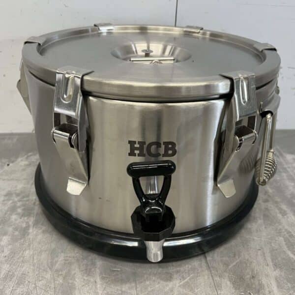 HCB RVS Geisoleerde draagbare container met aftapkraan 10 liter Horeca