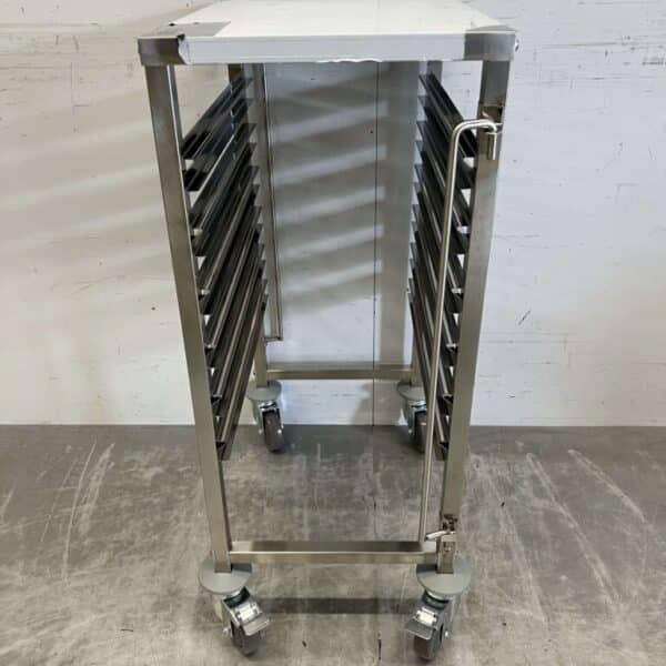 HCB RVS Regaalwagen 6 x 1/1 GN gastronorm 95 cm Horeca