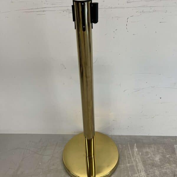 HCB Afzetpaal Afzetband goudkleurig met trekband 200 cm Horeca