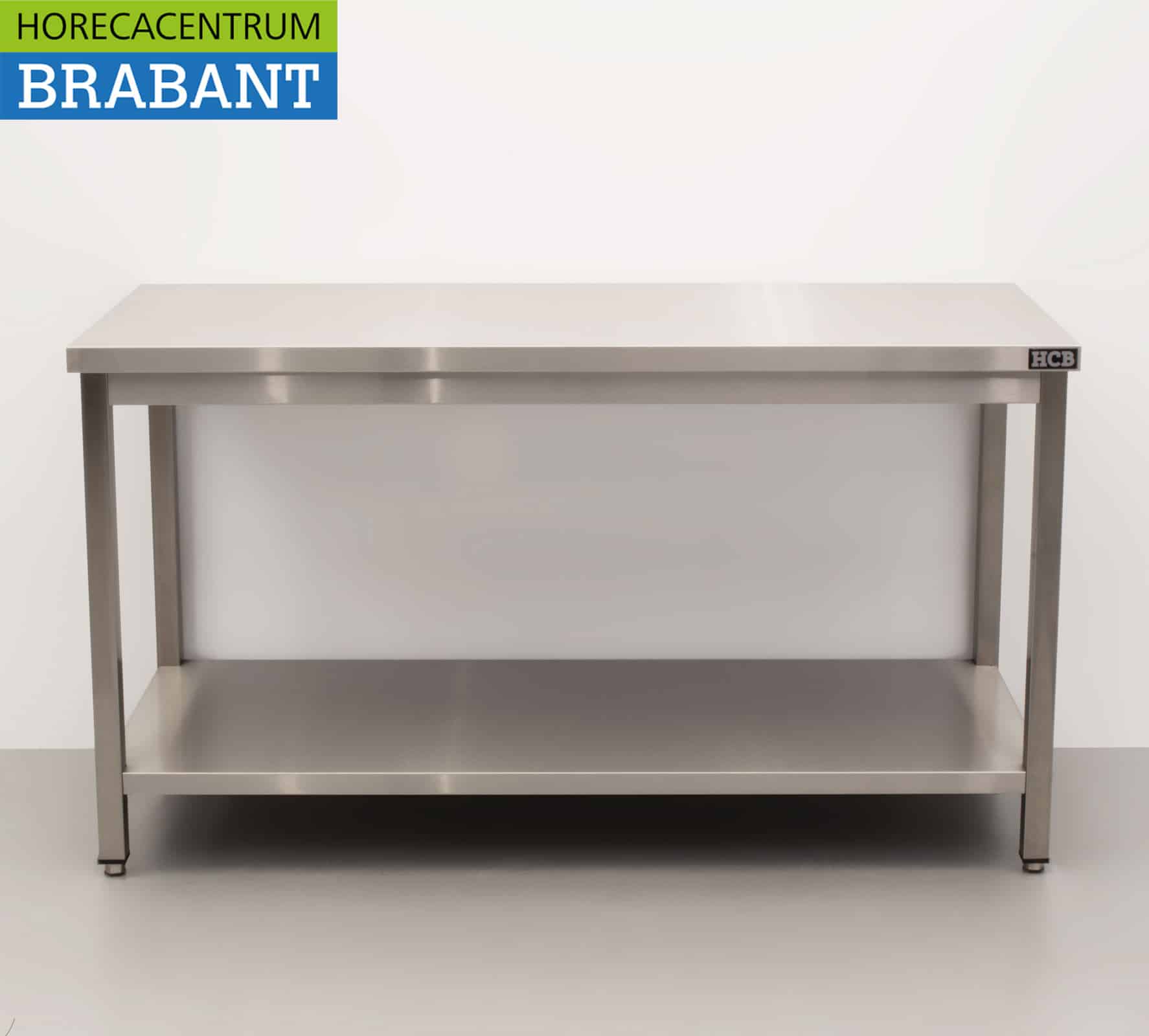 HCB RVS Werktafel Tafel Premium-line 150 x 60 x 85 cm Horeca