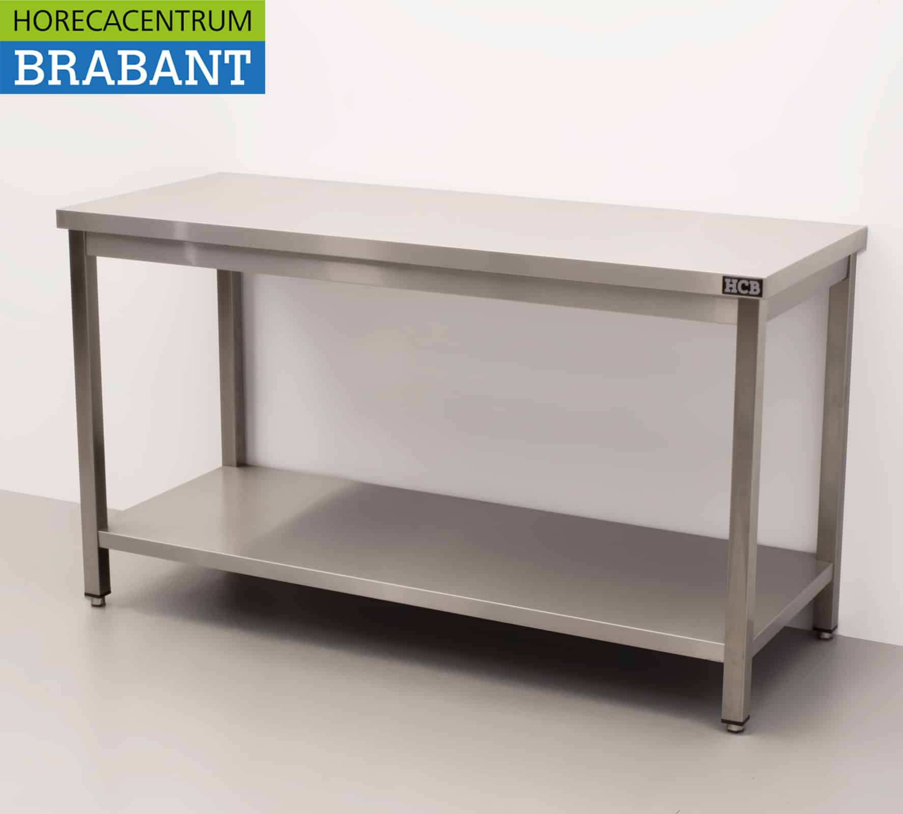 HCB RVS Werktafel Tafel Premium-line 150 x 60 x 85 cm Horeca - Afbeelding 2