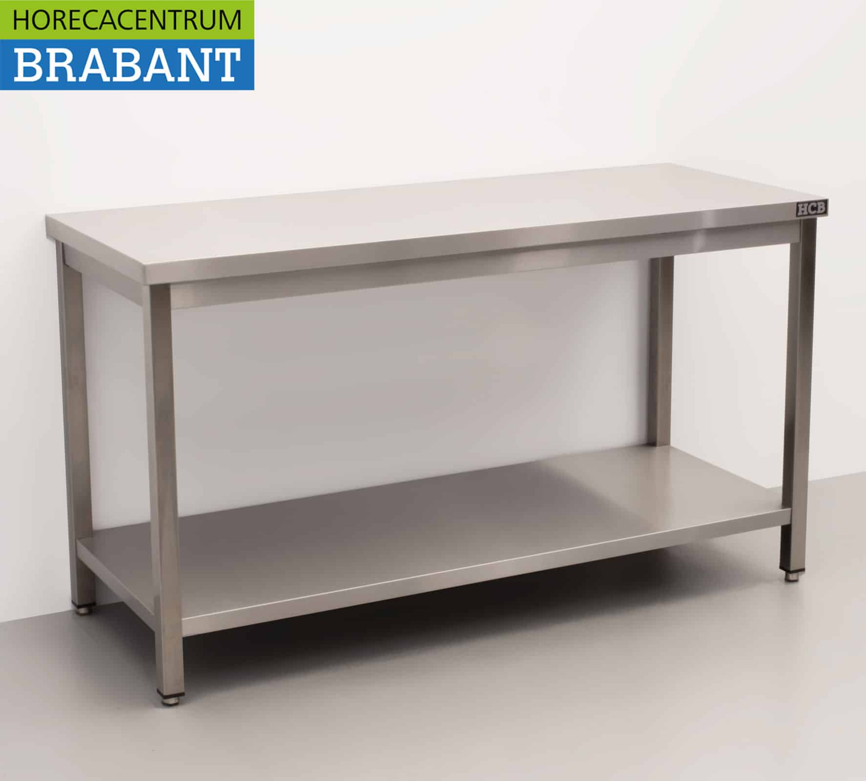 HCB RVS Werktafel Tafel Premium-line 150 x 60 x 85 cm Horeca - Afbeelding 3