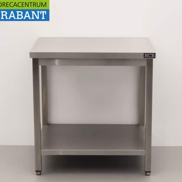 HCB RVS Werktafel Tafel Premium-line 80 x 60 x 85 cm Horeca
