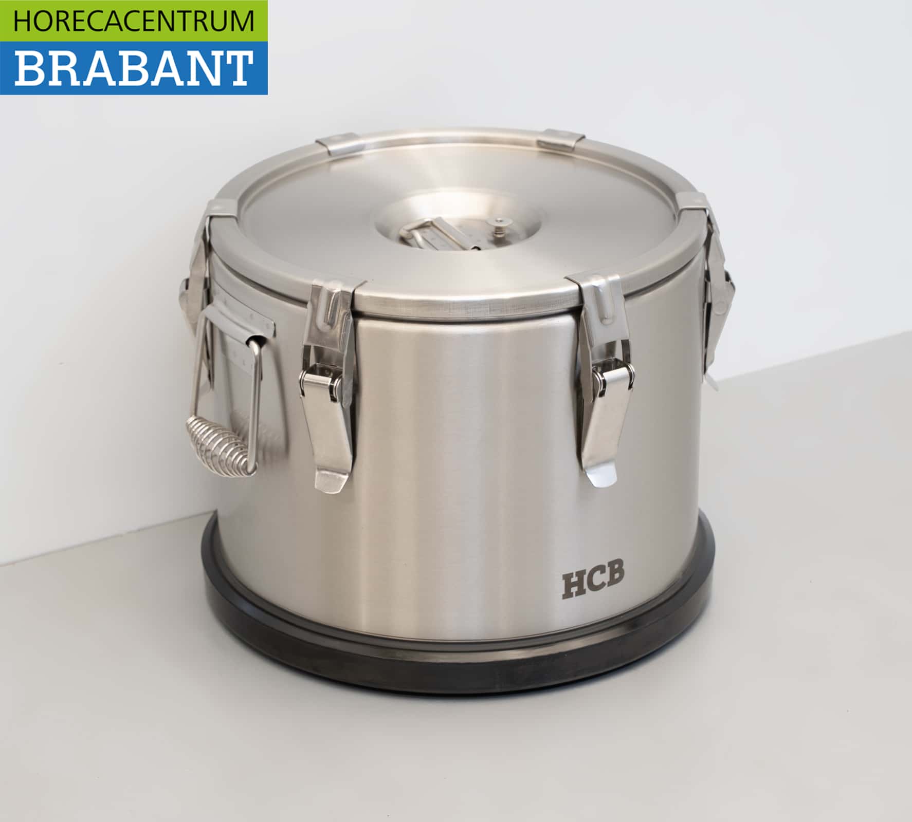 HCB RVS Geisoleerde draagbare container 15 liter Horeca - Afbeelding 3