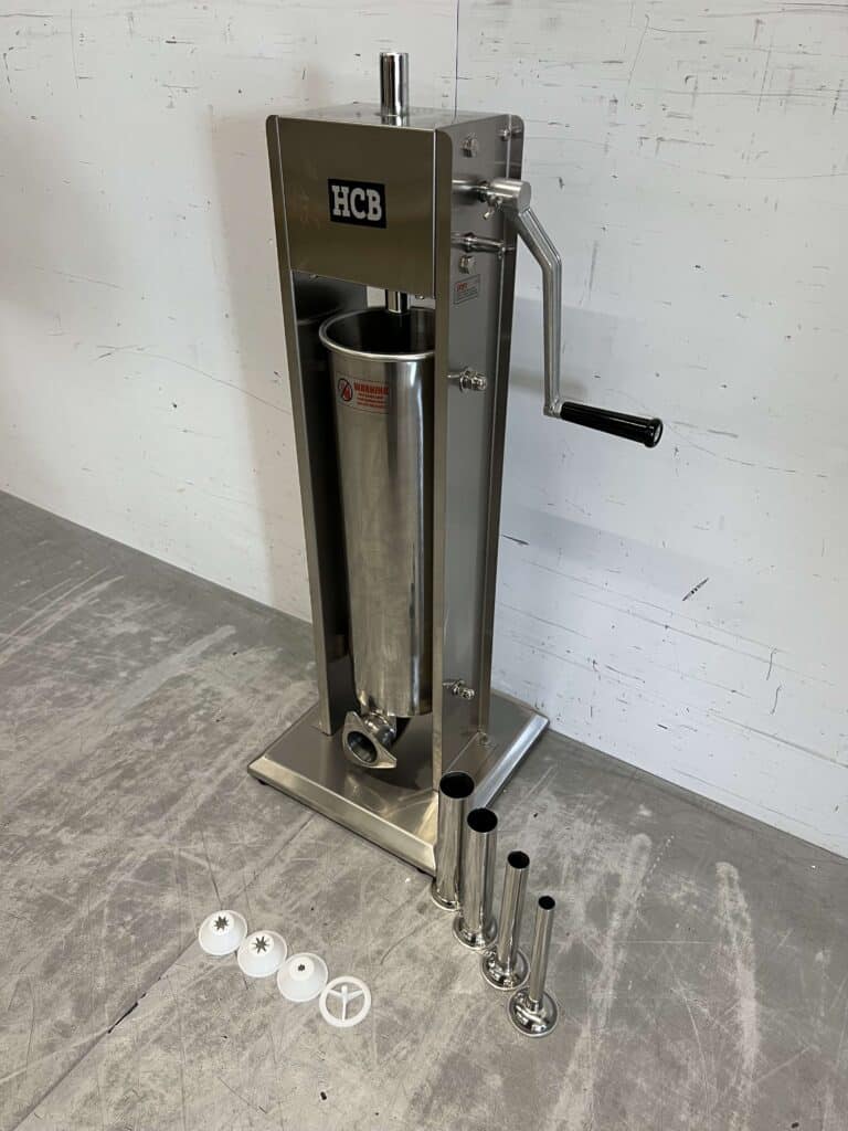 HCB RVS Verticale churrosmachine churros maker vulbus stopbus worstvuller 7 liter Horeca - Afbeelding 2