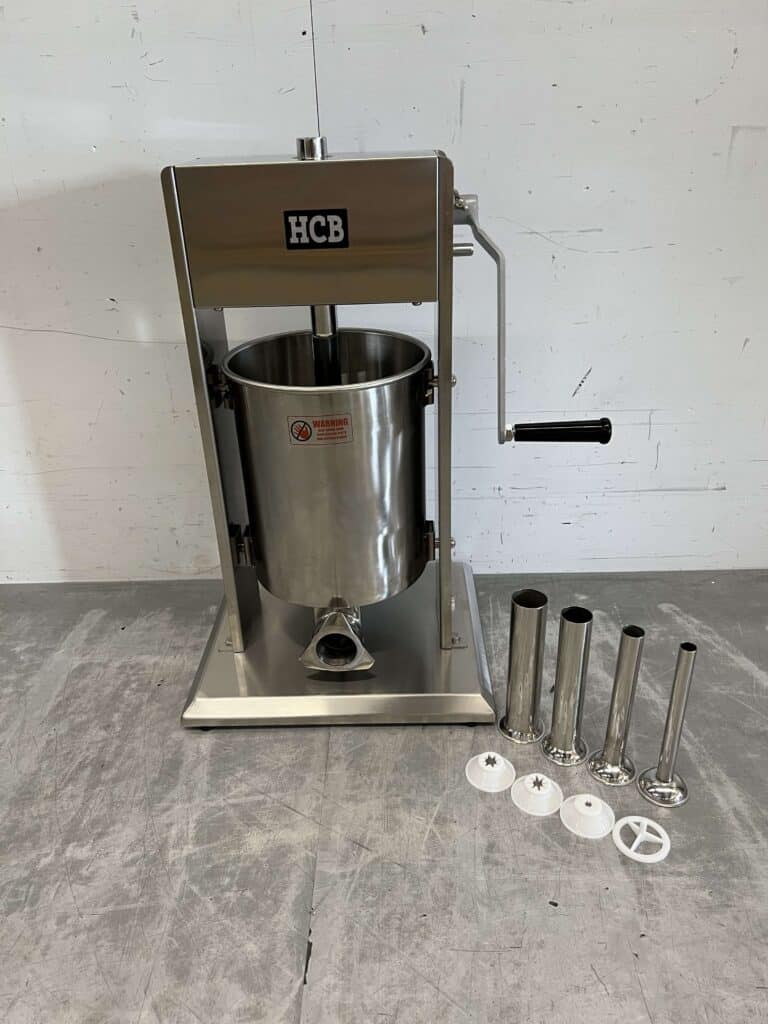 HCB RVS Verticale churrosmachine churros maker vulbus stopbus worstvuller 10 liter Horeca