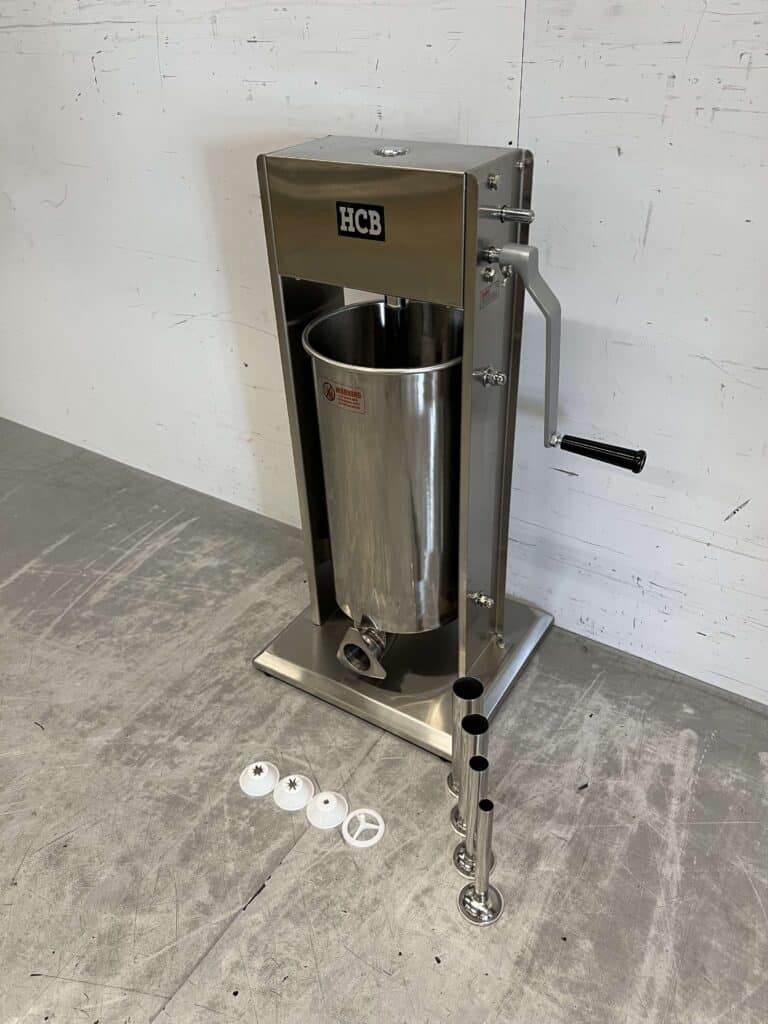 HCB RVS Verticale churrosmachine churros maker vulbus stopbus worstvuller 15 liter Horeca - Afbeelding 2