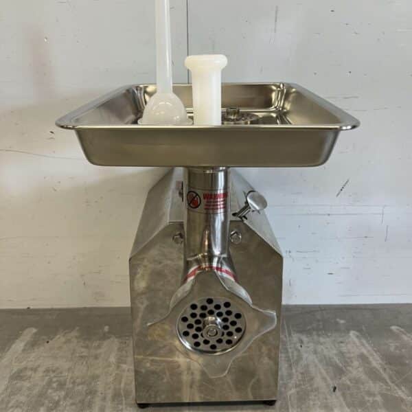 HCB RVS Gehaktmolen Vleesmolen Vleeswolf Profi 250 kg per uur 230V Slagerij Horeca