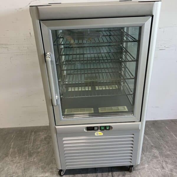 Tecfrigo Verrijdbare Gebaksvitrine Koelvitrine 200 liter 230V Horeca
