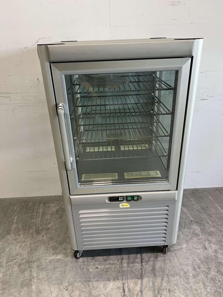 Tecfrigo Verrijdbare Gebaksvitrine Koelvitrine 200 liter 230V Horeca